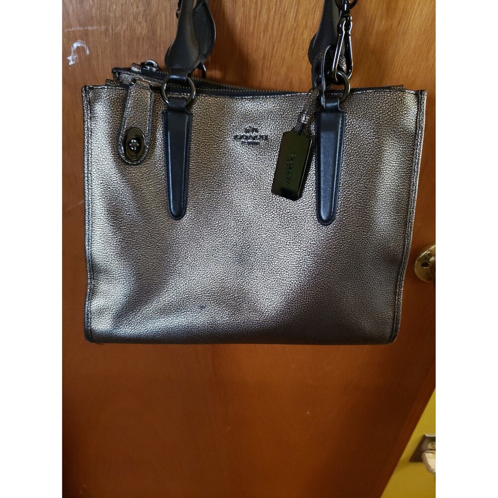 Coach Crosby Carryall Metallic Gold 33859